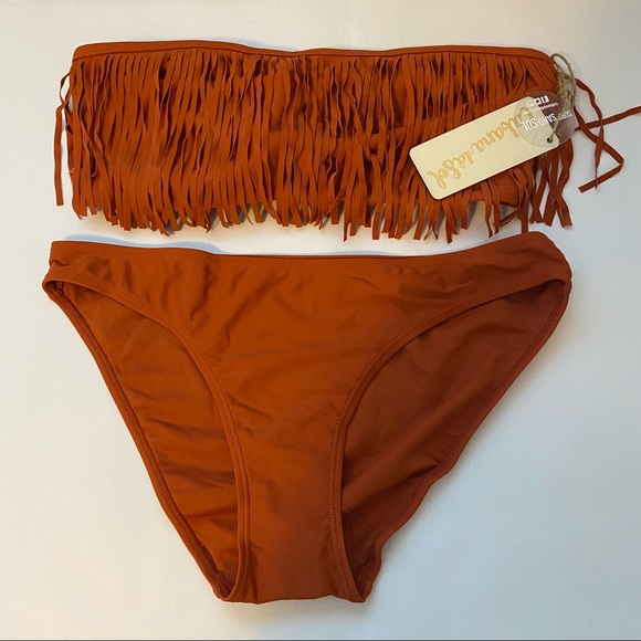 NWT Cabana Del Sol Fringe Bikini - Picture 2 of 5
